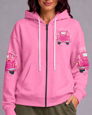 Jesus Take The Wheel Breast Cancer Awareness Women's All Over Print Shirt - Tyqy1607262
