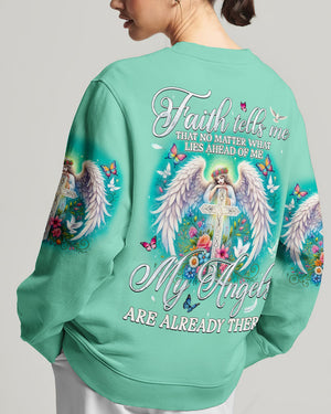 My Angels Are Already There Women's All Over Print Shirt - Tyqy1608241