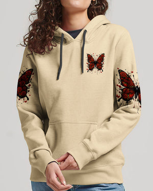 Blessed By God Loved By Jesus Butterfly Women's All Over Print Shirt - Tyqy1808253