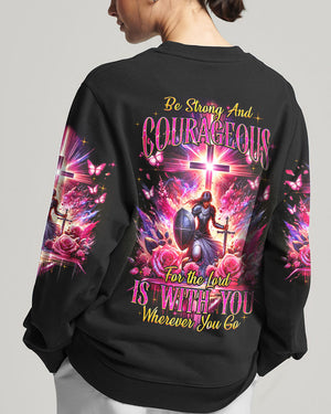 Be Strong And Courageous Women's All Over Print Shirt - Tyqy1812233
