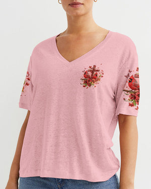 When Cardinals Appear Angels Are Near Women's All Over Print Shirt - Tyqy1812244