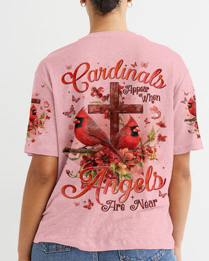When Cardinals Appear Angels Are Near Women's All Over Print Shirt - Tyqy1812244