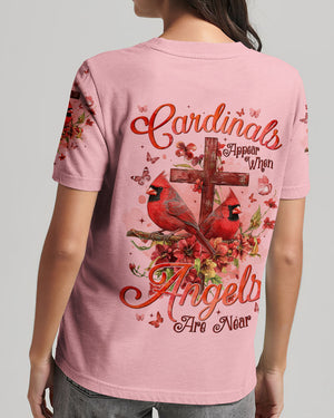 When Cardinals Appear Angels Are Near Women's All Over Print Shirt - Tyqy1812244
