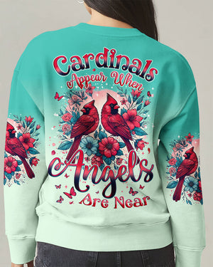 When Cardinals Appear Angels Are Near Women's All Over Print Shirt - Tyqy1902251