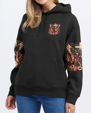 I Became God's Warrior Women's All Over Print Shirt - Tyqy1906241