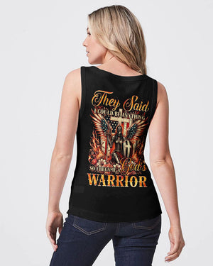I Became God's Warrior Women's All Over Print Shirt - Tyqy1906241