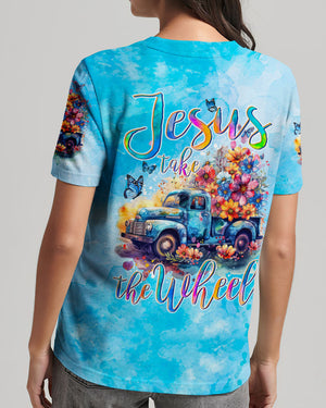 Jesus Take The Wheel Women's All Over Print Shirt - Tyqy1907241