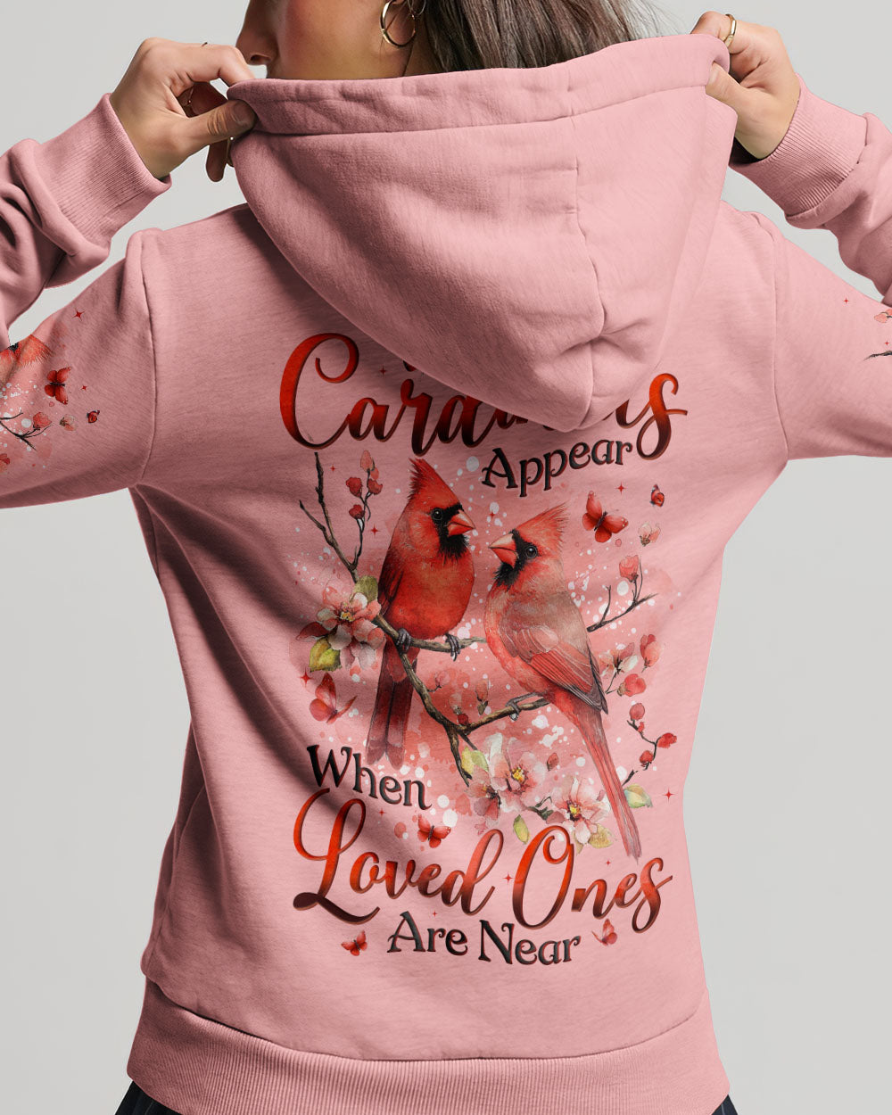 Cardinals Appear When Loved Ones Are Near Women's All Over Print Shirt - Tyqy1912242
