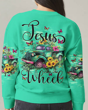 Jesus Take The Wheel Women's All Over Print Shirt - Tyqy2001254