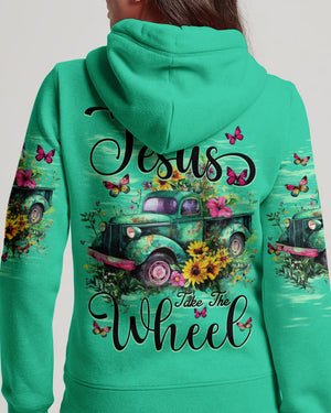 Jesus Take The Wheel Women's All Over Print Shirt - Tyqy2001254