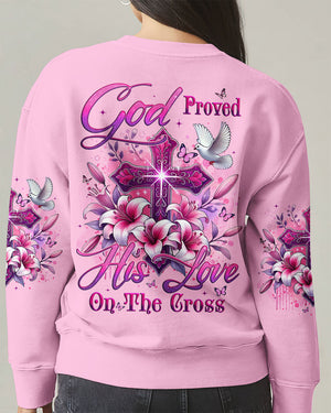 God Proved His Love On The Cross Women's All Over Print Shirt - Tyqy2002251