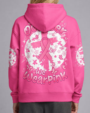 In October We Wear Pink Breast Cancer Awareness Women's All Over Print Shirt - Tyqy2007263