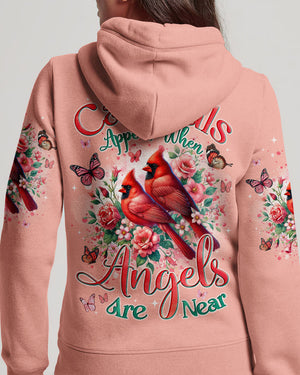 When Cardinals Appear Angels Are Near Women's All Over Print Shirt - Tyqy2101251