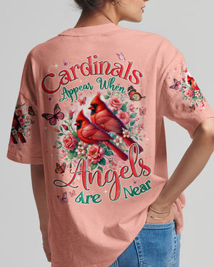 When Cardinals Appear Angels Are Near Women's All Over Print Shirt - Tyqy2101251