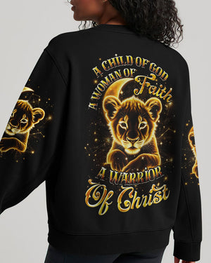 A Child Of God Lion Women's All Over Print Shirt - Tyqy2101261