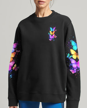 Faith Hope Love Butterflies Women's All Over Print Shirt - Tyqy2201251