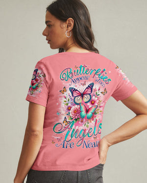 Butterflies Appear When Angels Are Near Women's All Over Print Shirt - Tyqy2301251