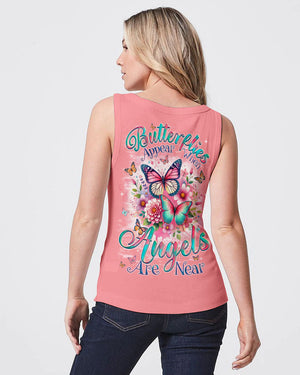 Butterflies Appear When Angels Are Near Women's All Over Print Shirt - Tyqy2301251