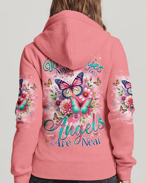 Butterflies Appear When Angels Are Near Women's All Over Print Shirt - Tyqy2301251