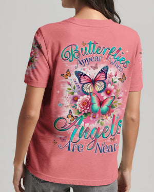 Butterflies Appear When Angels Are Near Women's All Over Print Shirt - Tyqy2301251