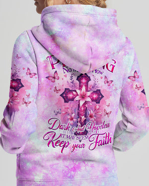 Keep Your Faith Women's All Over Print Shirt - Tyqy2405241