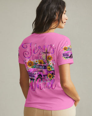 Jesus Take The Wheel Women's All Over Print Shirt - Tyqy2607241