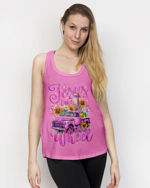 Jesus Take The Wheel Women's All Over Print Shirt - Tyqy2607241