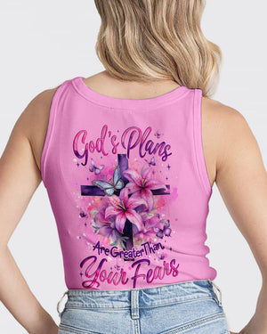 God's Plans Are Greater Than Your Fears Women's All Over Print Shirt - Tyqy2906262