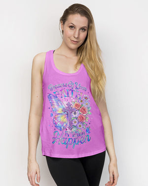 Because Of Your Faith It Will Happen Women's All Over Print Shirt - Tyqy3101261