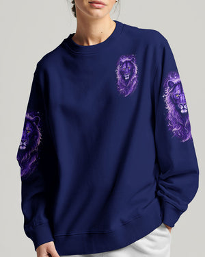 Blessed By God Loved By Jesus Lion Women's All Over Print Shirt - Tyqy3107252