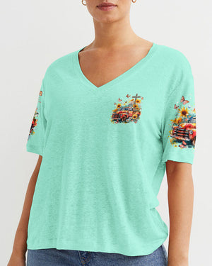 Jesus Take The Wheel Women's All Over Print Shirt - Tytd0108243
