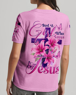 Just A Girl Who Loves Jesus Women's All Over Print Shirt - Tytd0207252