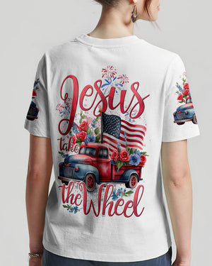 Jesus Take The Wheel Women's All Over Print Shirt - Tytd0305244