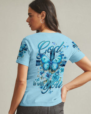 God Is With You Women's All Over Print Shirt - Tytd0402252
