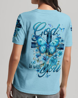 God Is With You Women's All Over Print Shirt - Tytd0402252