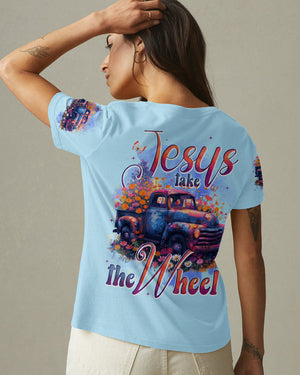 Jesus Take The Wheel Women's All Over Print Shirt - Tytd0404251