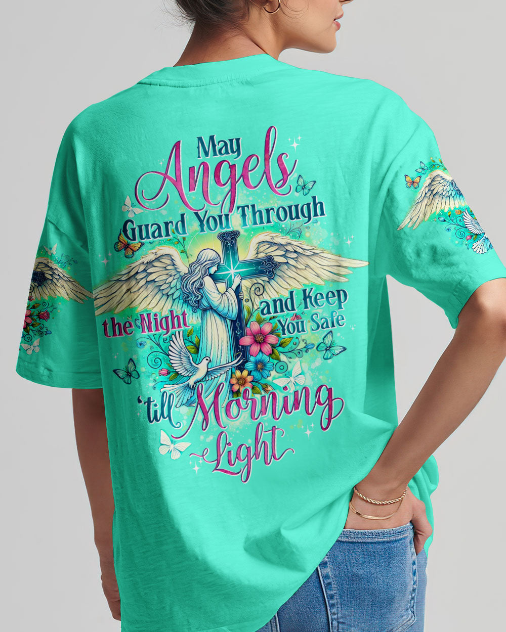 May Angels Guard You Women's All Over Print Shirt - Tytd0508242