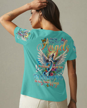 He Will Put His Angels Women's All Over Print Shirt - Tytd0708244