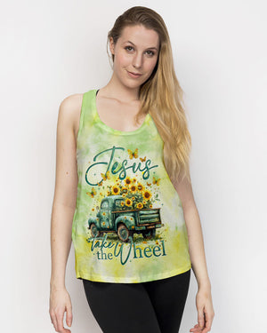Jesus Take The Wheel Women's All Over Print Shirt - Tytd0802251