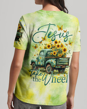 Jesus Take The Wheel Women's All Over Print Shirt - Tytd0802251