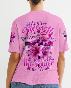 He Gives Strength Women's All Over Print Shirt - Tytd0807243