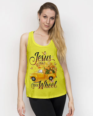 Jesus Take The Wheel Tulip Women's All Over Print Shirt - Tytd0812251