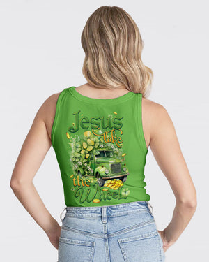 Jesus Take The Wheel Patrick's Day Women's All Over Print Shirt - Tytd0901242