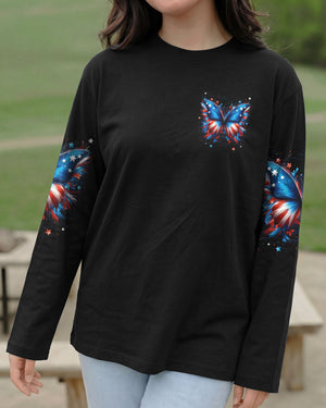 Blessed By God Butterfly Women's All Over Print Shirt - Tytd0901261
