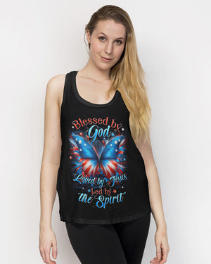 Blessed By God Butterfly Women's All Over Print Shirt - Tytd0901261