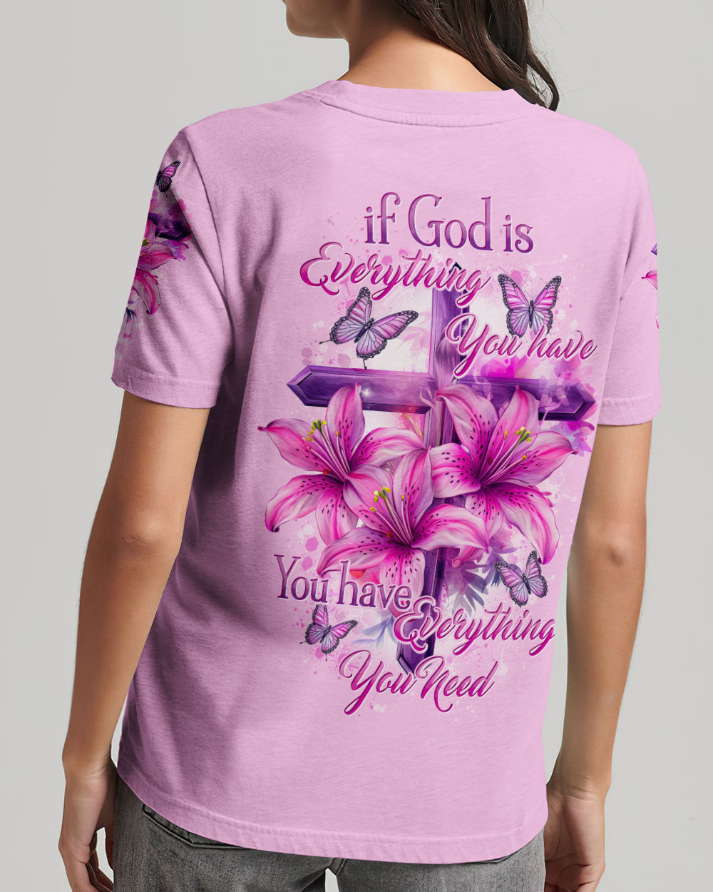 If God Is Everything You Have Women's All Over Print Shirt - Tytd0905241