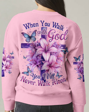 When You Walk With God Women's All Over Print Shirt - Tytd1012241