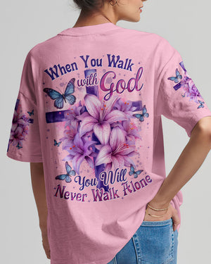 When You Walk With God Women's All Over Print Shirt - Tytd1012241