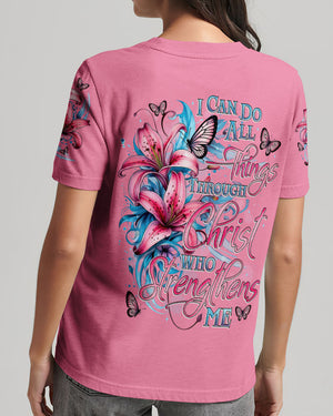 I Can Do All Things Lilies Women's All Over Print Shirt - Tytd11022611