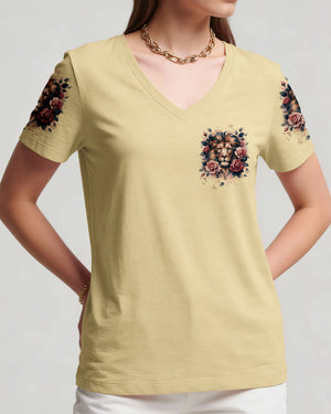 Blessed By God Lion Women's All Over Print Shirt - Tytd1112251
